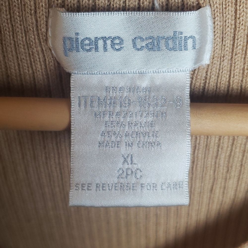 Pierre Cardin Tan Sweater - Picture 2 of 5